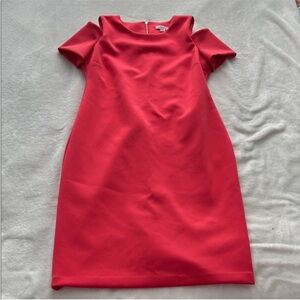 Calvin Klein Pink Short-Sleeve Mini Dress Size 12